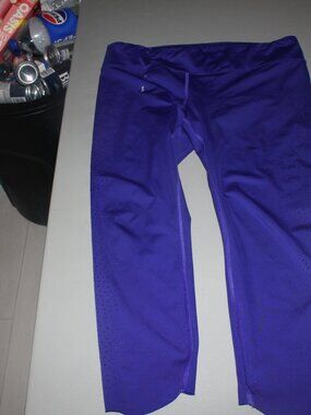 Purple Athleta Crops Size Large